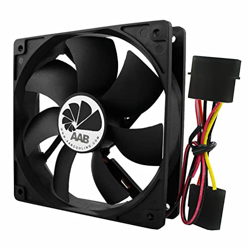 AABCOOLING Fan 12-120mm Ventilador para PC silencioso y eficiente - Serie económica de AAB, 12 V, ventilación PC, 12 cm, ventilador PC, ventilador PC, 25 dB(A), 115 m3/h