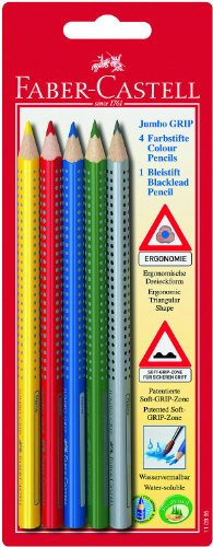 Faber-Castell 110995 Stifte-Set Jumbo Grip 5-teilig