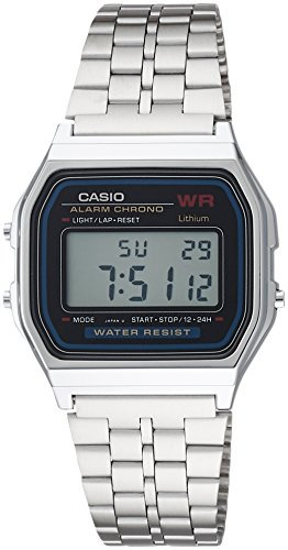 Casio Herren Watch Vintage Reloj (Modelo de Asia) A159WA-N1