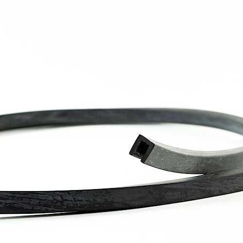 EUTRAS [3m] Fassungsprofil FP3006 Gummidichtung 4,0mm – schützt und dichtet zuverlässig ab – für Bleche, Glas und Bauelemente – deutsche Industriequalität Made in EU