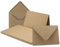 20x Faltkarten Set mit Briefumschlägen DIN A6 / C6 - Sandbraun (Kraftpapier Braun) - 14,8 x 10,5 cm - Doppelkarten Set - Serie FarbenFroh