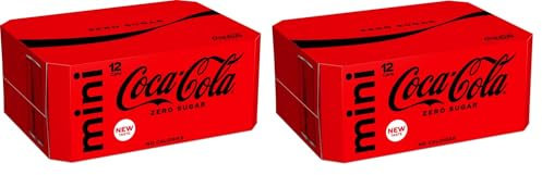 Coca-Cola ZERO Sugar Lot de 2 mini boîtes de 12 x 150 ml (3600 ml)