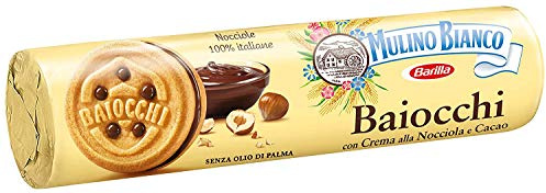 6x Mulino Bianco Baiocchi tube schoko reigel Kekse mit Schokolade 168gr snack