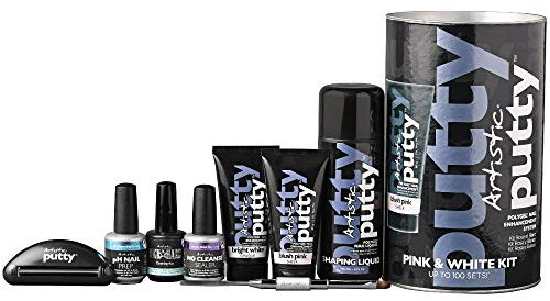 Artistic Putty PolyGel Nail Enhancement System - PINK & WHITE KIT