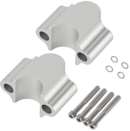 Motorrad Lenker Riser, Universal Aluminiumlegierung Lenker Riser 7/8 '' 22mm Motorrad Lenker Riser Clamp(Galvanisieren) lenkererhöhung motorrad