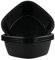 Dehouse 4er-Set Waschschüssel Klein, Plastikbecken Waschen, Schwarz