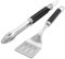 Weber 6771 - Set di pinze e spatole di precisione, colore: nero/argento