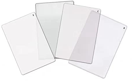 Bira Craft Schneidematten Set, 4 PC Plattform + Platte B + Magnetische Schneidematte + Prägeplatte E für Bira 6 Zoll magnetische Stanz- & Prägemaschine