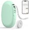 SUPVAN E10 Etikettendrucker mit wasserdichte Etiketten selbstklebend (15 mm x 6 m), tragbares Etikettiergerät Bluetooth geeignet für das Home-School-Büro, grün