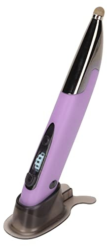 Asixxsix Wireless Optical Pocket Pen Mouse, Bluetooth 2.4G Wireless 2 in 1 Digital Pen Mouse Wiederaufladbare Luminous Backlit Silent Ergonomic Mouse für PC Laptop Notebook Computer(Lila)