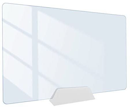 Kunststoffbarriere, schützender Hustenschutz, Büro-Schreibtisch-Hustenschutz, Hustenschutz-Trennwand, durchsichtige Acryl-Trennwände für Theken und Tische in der Schule (mit Kunsts
