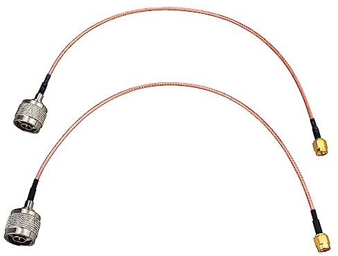 urcianow Cavo Coassiale N Maschio a SMA Maschio 30cm RG316 - Adattatore Antenna 50 Ohm per Router, WiFi, GPS, DVB-T, Ripetitore Segnale - Alta Qualità a Bassa Perdita