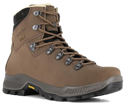 Alpina Tibet Wanderschuhe Herren Leder | Bergschuhe Herren Wasserdicht, mit Vibram Sohle & Sympatex Membran, Outdoor Stiefel