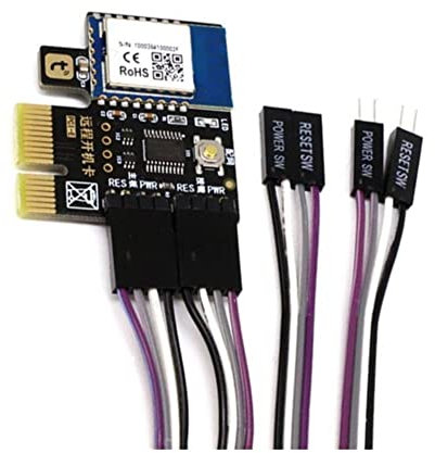 Giyofom A3 Tuya WiFi PC Power Switch Ordinateur de Bureau Démarrage à Distance Carte de Démarrage Noir