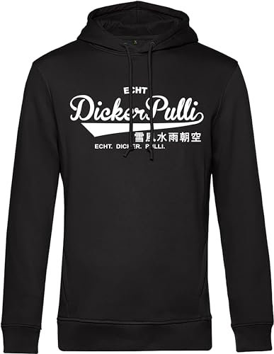 Bio Kapuzen-Pullover: Dicker Pulli - Lustiger Pullover - Lustiges Geschenk für Männer und Frauen - Hoodie mit Spruch - Lustiger Apres Ski Pullover Pulli - Unisex Hoodie (M Black)