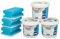 AQUA CLEAN PUR Herd Backofen Grillreiniger 3x 500g + 3 Spezialschwämme