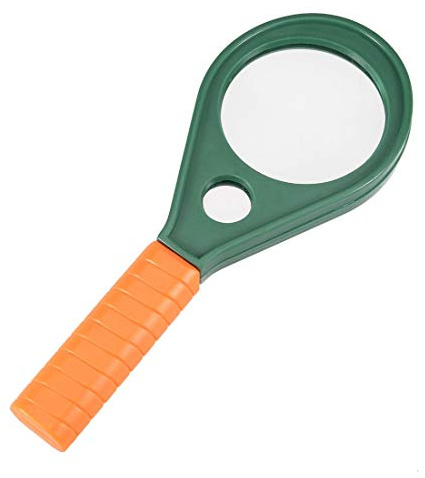 XYWHPGV 5X 8X Daul Lupe 500% 800% Handlupe, Lupe mit Griff für Bücher und Zeitungen, Insekten- und Hobbybeobachtung, Klassenzimmerwissenschaft, Schmuck, Antik(a00d5 02002 849c9 9a5e9 fee23 65099