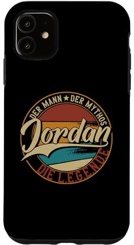 Hülle für iPhone 11 Jordan Der Mann der Mythos die Legende Vornamen
