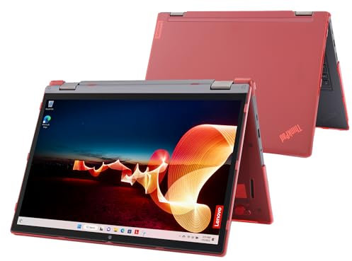 mCover Case Compatible ONLY for 2023-2024 13.3 Lenovo ThinkPad L13 / L13 Yoga Gen 3 / Gen 4 Windows Notebook Computers (NOT Fitting Any Other Lenovo Models) - Red