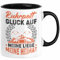 Ruhrpott Tasse Geschenk Glück Auf Meine Liebe Meine Heimat Essen Duisburg Bochum Dortmund Oberhausen Hagen Städte Tassen (Schwarz)