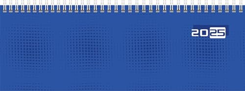 rido/idé Querterminbuch Mod. semana 2025 | 297×105 mm, Karton, blau