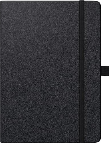 rido/idé Buchkalender Modell Conform (2025), 1 Seite = 1 Tag, A4, 384 Seiten, Baladek-Einband, schwarz