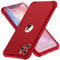 ORETECH for iPhone 11 Pro Max Case, with [ 2 x Tempered Glass Screen Protector] 360 Shockproof Heavy Duty Protection Ultra Thin Hard PC Silicone TPU Rubber Bumper Cover for iPhone 11 Pro max - Red