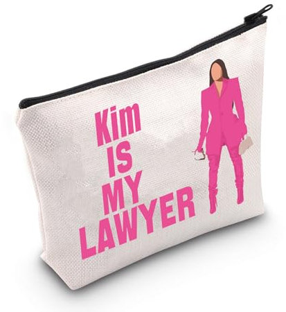 Lustige Make-up-Tasche für Anwälte, Kim-Fans, Geschenk für Anwälte, mit Reißverschluss, My Lawyer UK