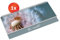 PRIMUS PRINT Tischkalender 2025 Quer Wochenkalender – Terminkalender und Jahreskalender – 297x130mm, 75g Naturpapier, 64 Seiten, Drahtkammbindung, Feiertage und Schulferien - [Einzeln - Pusteblume]
