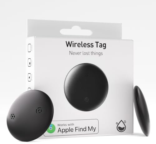 Smart Tag, Schlüsselfinder Koffer Tracker kompatibel mit Apple Wo ist? APP [nur iOS], Key Finder Smarttag für Auto,Koffer,Brieftasche,Fahrrad,Schlüssel,iPhone IP68 Wasserdicht (2 Pack)