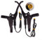 HEIBTENY Hydraulischer Bremshebel Für Elektrofahrräder, Aluminiumlegierung, 3-poliger Anschluss, Farbe Schwarz, Für Bafang Ebike Hall Motor(L+R)