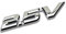 YSRWTBBA EKHNMTCM 2.5V V6 V8 VX VXR TXL VXL Emblem Trunk Lid Sticker Displacement Auto Accessories, einfach abziehen und abzi(2.5L)