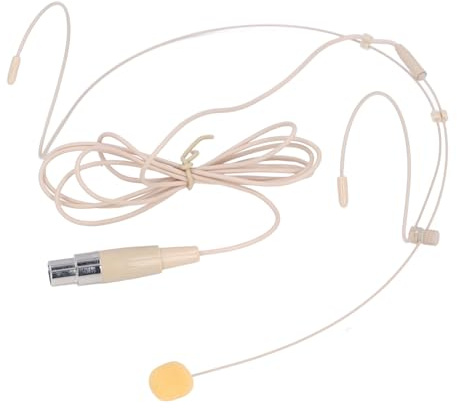 SPYMINNPOO Einohr-Headset-Mikrofon, Head-Worn-Mikrofon mit 118 cm Kabel,