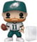 POP Fußball: Eagles – Carson Wentz Funko Vinyl-Figur (mit kompatibler Box-Schutzhülle), mehrfarbig, 9,5 cm