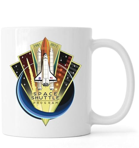 Atspauda Space Shuttle Program Man In Space Keramik Tee Kaffee Tasse Weiß