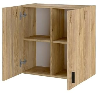 Somnia Descanso - Armario Mueble de Cocina Alto de Dos Puertas Elenor, Práctico y Funcional, Color Roble Miel, 61 cm (Ancho) x 61 cm (Alto) x 29 cm (Fondo)