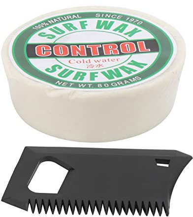 Tbest -Wachs, Tragbares Antislip Paraffin Surfing Board Basiswachs mit Combohr -Zubehör (Kaltwasserwachs Cool)