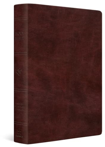 ESV Giant Print Personal Size Bible, Red Letter (TruTone, Mahogany)