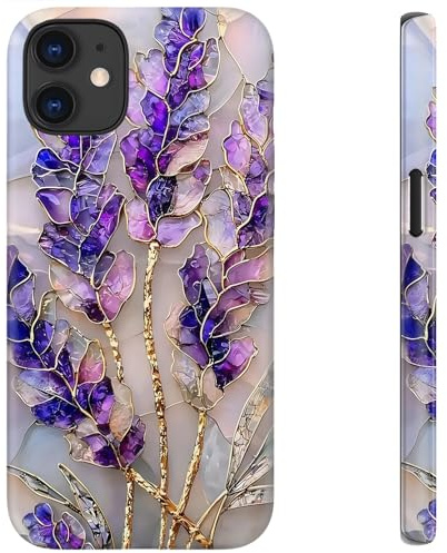 ESDOT for iPhone 12 Mini Case,Cute Preppy Floral Cover for Women | Compatible with Magsafe, Dual-Layer Hard Shell + Soft Silicone, Trendy Aesthetic Y2K Phone Cover for Girls