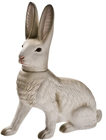 Marolin Sitzender Osterhase zum Füllen, weiß