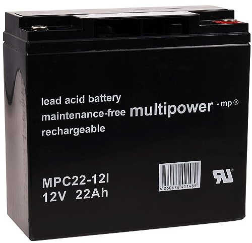 akku-net Batteria ricaricabile da cambio per macchine elettriche auto per bambini 12V 22Ah (resiste ai cicli), 12V, Lead-Acid