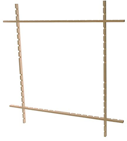 Elbesee Seidenmalerei Batik verstellbar mit Rahmen – 100 cm x 100 cm