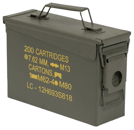 Mil-Tec Unisex – Erwachsene Ammo Organizierung Box, Oliv, Einheitsgröße
