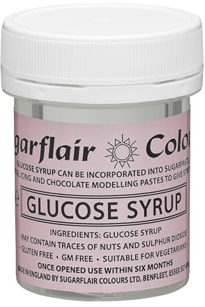 Sugarflair Glucose Syrup For Sugarpaste, Marzipan, Chocolate Modelling Pastes, Fondant, or Royal Icing - 60g