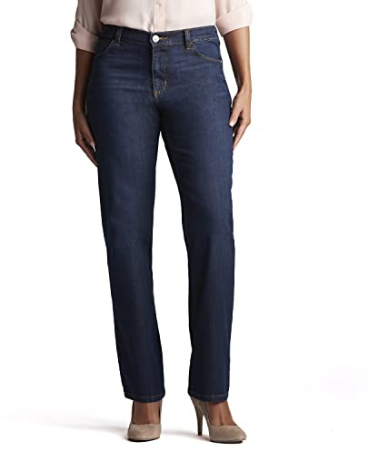 Lee Women's Relaxed Fit Straight Leg Jean, Verona, 16 Long