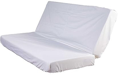Terre de Nuit - Protège Matelas Molleton 100% Coton pour clic-clac 130x190 - - Blanc