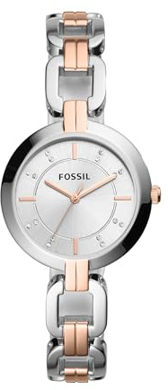 Fossil Kerrigan -BQ3341 Montre analogique pour femme avec cadran argenté