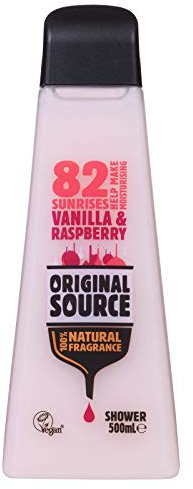 Original Source Vanilla & Raspberry Vegan Shower Gel, 500 ml