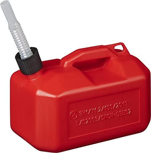 ProPlus Benzinkanister 5L Kunststoff rot UN-geprüft (niedriges Modell)