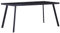 vidaXL Esstisch Küchentisch Esszimmertisch Speisetisch Tisch Esszimmer Küche Schwarz 180x90x75cm Hartglas-Tischplatte Stahlrohrbeine